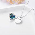 wholesale TOUPOP Locket Necklace Mother Daughter Locket Mother Daughter Necklace Family Locket Heart Locket Pendant Necklace S925 Sterling Silver Gift Always In My Heart Locket Jewelry Gift -0-3