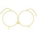 wholesale 14k Gold Cross Bracelet Wholesale With Personalized Heart Charm-0-1
