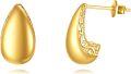 wholesale 14K Solid Teardrop Filigree Stud Earrings for Women Trendy s-0-0