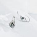 wholesale Sterling Silver Moonstone Teardrop Leverback Earrings for Sensitive Ears-0-9