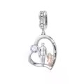 wholesale 925 Sterling Silver Family Love Charm Bracelet Wholesale for Daughter Mother Lover - Birthday Valentine's Day Gifts-0-46