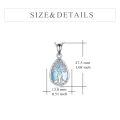 wholesale 925 Sterling Silver Celtic Tree Of Life Pendant Necklace Wholesale With Green Inlay-0-27