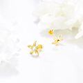 wholesale 14K Gold Pearl Starfish Stud Earrings for Women Sea Life  Ideas-0-3