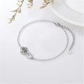 wholesale TOUPOP Bracelet For Women Sterling Silver Infinity Symbol Bracelet With Purple Crystal Birthday Jewelry Gifts For Women Wife Girlfriend -0-3