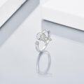 wholesale TOUPOP Christmas Gifts For Women S925 Sterling Silver Cute Animals Adjustable Rings For Women Open Ring Finger Rings Birthday Gifts For Women Mom Wife Daughter -0-2