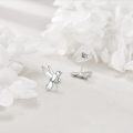 wholesale 925 Sterling Silver Greyhound Dog Stud Earrings Gift for Women-0-2