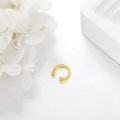 wholesale Gold 14k Hypoallergenic Non-Piercing Cartilage Hoop Earring Studs for Women-0-4