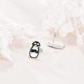 wholesale 925 Sterling Silver Cool Penguin Stud Earrings-0-3