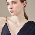 wholesale 925 Sterling Silver Heart Love Forever Couple Pendant Necklace-0-3