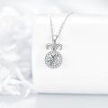 wholesale Sterling Silver Moissanite Zodiac Necklace Lab Created Diamond Gift-0-18