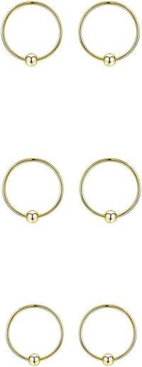 wholesale Gold 925 Sterling Silver Black Rose Plated Hypoallergenic Tiny Huggie Hoop Earrings 2mm Diameter-Gold-10mm