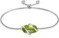 wholesale  Sterling Silver Gemstone Dainty Link Bracelet for Women -0-66