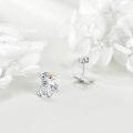 wholesale 925 Sterling Silver Cow Stud Earrings for Women Gifts -0-2