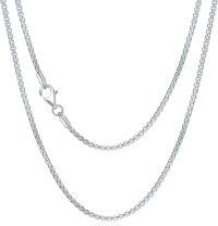 wholesale 925 Sterling Silver 14K Gold Plated Cubic Zirconia Cut Round Chain 1 3mm w Lobster Clasp 16 26-Length:16 Inch Width:1MM