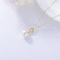 wholesale 14K Gold Freshwater Pearl Pendant Necklace for Women Gifts for Wife Girlfriend Mom-0-2