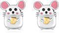 wholesale 925 Sterling Silver Mouse Stud Earrings for Ladies - Christmas Gift Ideas-0-0