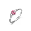 TOUPOP Sterling Silver Heart Rings Infinity Love Promise Jewelry Gifts For Women-0-0