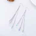 wholesale 925 Sterling Silver with Swarovski Elements Crystal Drop Dangle Earrings-0-3