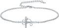 wholesale 925 Sterling Silver Cross Charm Bracelet with CZ Stone and Infinity Knot Design for Women Girls-0-0