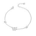 TOUPOP Sterling Silver Opal Butterfly Bracelet Anklet Jewelry Gifts-0-0