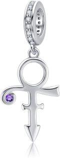 wholesale 925 Sterling Silver Prince Symbol Charm Jewelry – Hypoallergenic, Tarnish-Resistant for Necklace & Bracelet-0-0