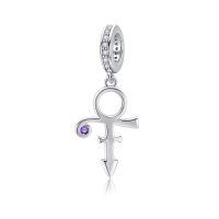 wholesale 925 Sterling Silver Prince Symbol Charm Jewelry – Hypoallergenic, Tarnish-Resistant for Necklace & Bracelet-Silver