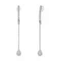 wholesale 925 Sterling Silver Turquoise Sun & Moon Threader Dangle Earrings-0-0