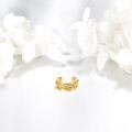 wholesale 14k Gold Sunflower Clip Earrings Floral Leaf Adjustable Ear Cuff For Women-0-4