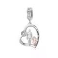 wholesale 925 Sterling Silver Family Love Charm Bracelet Wholesale for Daughter Mother Lover - Birthday Valentine's Day Gifts-0-58