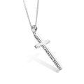 wholesale 925 Sterling Silver Cross Necklace I Can Do All Things-0-0