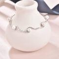 wholesale 925 Sterling Silver Pearl Bracelet for Women - Adjustable Birthday s for Her-0-1
