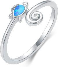 wholesale  Sterling Silver Hypoallergenic Adjustable Open Toe Ring for Women -Adjustable Turtle Toe Ring