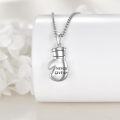 wholesale 925 Sterling Silver Boxing Glove Pendant Necklace with NEVER GIVE UP Inscription - Sports Gift for Her-0-3