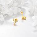 wholesale 14K Gold Axolotl Stud Earrings Cute Animal s for Women Girls-0-2