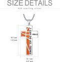 wholesale Basketball/baseball/soccer Necklace S925 Sterling Silver Sport Cross Necklace Basketball/baseball/soccer Pendant Necklace Bible Verse I Can Do All Things Sport Jewelry For Men Son Father Christmas Birthday -0-5