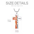 TOUPOP Sterling Silver Stone Sport Cross Pendant Necklace I Can Do All Things-0-5