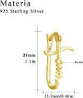 wholesale 925 Sterling Silver Faith Cross Huggie Hoop Earrings for Women Girls Graduation Gift Jewelry Accessories-0-4