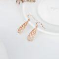 wholesale Rose Gold 925 Sterling Silver Teardrop Celtic Knot Drop Earrings for Women-0-4
