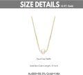 wholesale 14K Gold Chain with Freshwater Pearl Pendant (8mm) - Elegant Minimalist Design-0-23