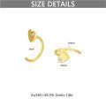 wholesale 14K Gold Diamond Heart Infinity Love Cross Triangle Lightening Daisy Huggie Hoop Earrings for Women-0-4