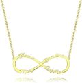 wholesale 18K Gold Infinity Name Necklace with Customized Names - Elegant Fine for Women-0-0