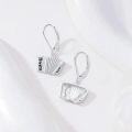 wholesale 925 Sterling Silver Accordion Shape Drop Earrings Music Instrument  for Her-0-3