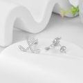 wholesale 925 Sterling Silver Crossed Clubs and Ball Stud Earrings for Women Golf Lover Gift Ideas-0-2