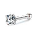wholesale 14k Gold Lab Diamond Stud Earring With Silver Post-0-0