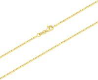 wholesale 14K Yellow Gold Durable Strong Real Cuban Link Curb Chain 0 8 2 6mm-18inch 1.2mm Gold Chain