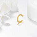 wholesale Gold 14k Hypoallergenic Non-Piercing Twisted Rope Ear Wrap Ring for Women-0-2
