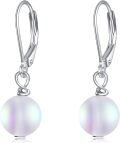 wholesale 925 Sterling Silver Fake Moonstone Earrings, Hypoallergenic, Gift for All Occasions-0-0