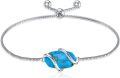 wholesale  Sterling Silver Gemstone Dainty Link Bracelet for Women -0-78