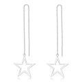 wholesale 925 Sterling Silver Threader Earrings Star Moon Tiny Cube Rhombus Sector Beads Dream Catcher Evil Eye Butterfly Leaf Lightning Bolt Tassel Dangle Drop Chain Charm s for Women-0-0