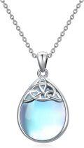 wholesale Sterling Silver Celtic Knot Pendant Necklace for Women-0-10